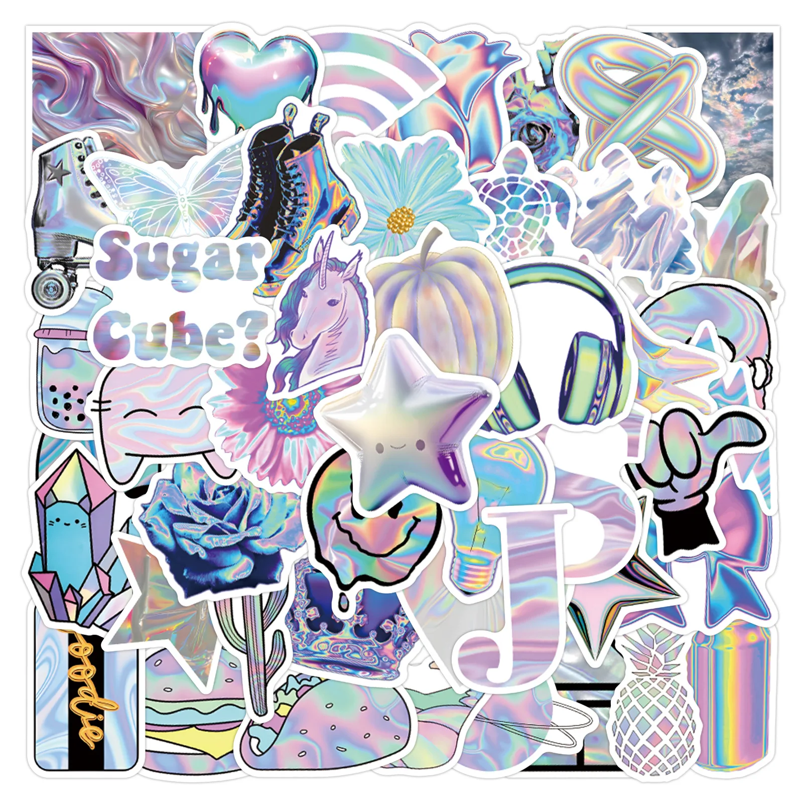 10/30/50/110PCS Iridescent Stickers INS Style Cartoon Sticker Waterproof DIY Laptop Phone Cup Scrapbook Aesthetics Graffiti Gift
10/30/50/110PCS Iridescent Stickers INS Style Cartoon Sticker Waterproof DIY Laptop Phone Cup Scrapbook Aesthetics Graffiti Gift