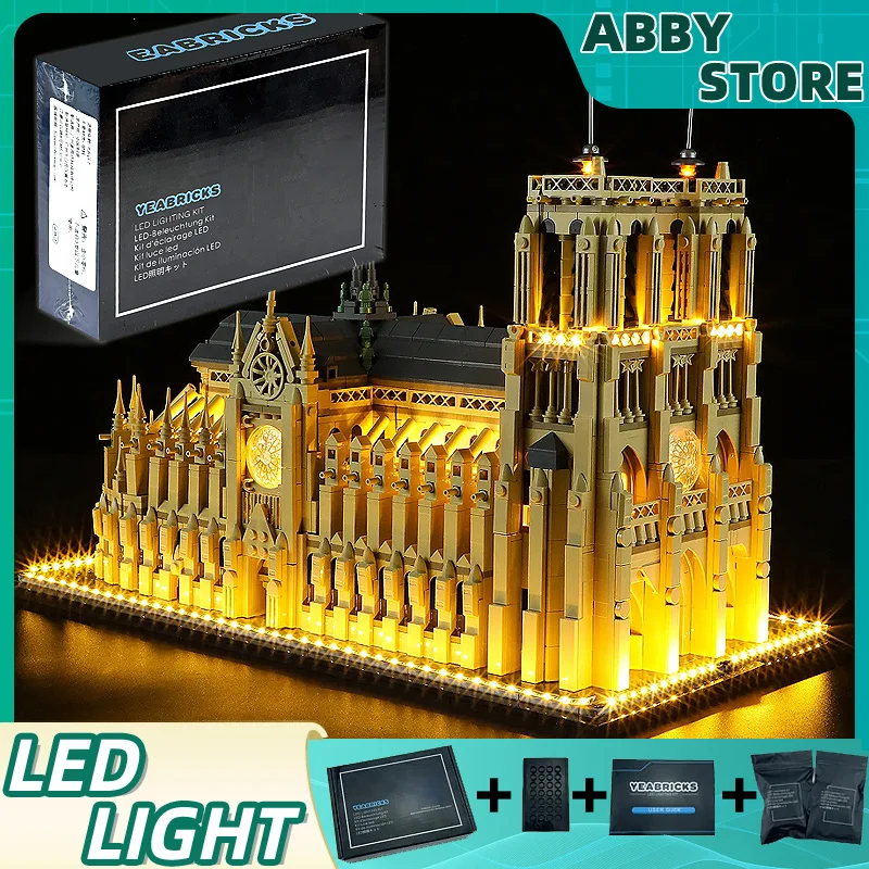 Комплект светодиодных фонарей «сделай сам» для LEGO 21061, Notre-Dame de Paris (только светодиодный светильник, без модели блоков)
Комплект светодиодных фонарей «сделай сам» для LEGO 21061, Notre-Dame de Paris (только светодиодный светильник, без модели блоков)