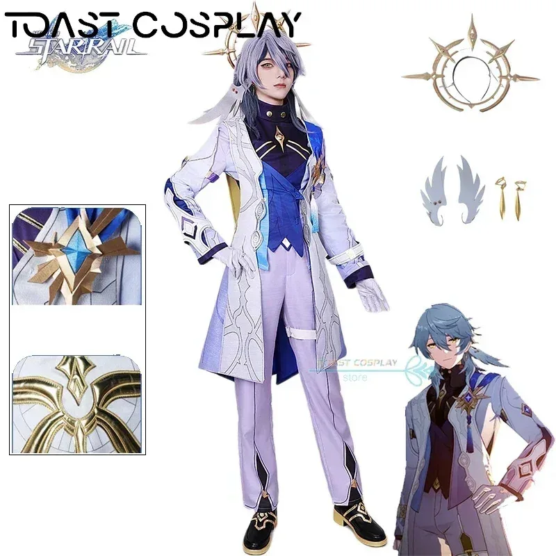 Sunday Cosplay Game Honkai Star Rail Mr. Sunday Cosplay Costume Wig Brother of Robin Anime Role Play Carnival Party Suits
Sunday Cosplay Game Honkai Star Rail Mr. Sunday Cosplay Costume Wig Brother of Robin Anime Role Play Carnival Party Suits