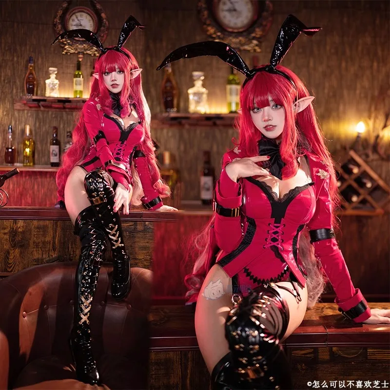 Game Fate/Grand Order Baobhan sith Cosplay Costume Women Sexy Leather Bodysuit Bunny Girl Jumpsuit Coat Outfit Halloween Costume
Game Fate/Grand Order Baobhan sith Cosplay Costume Women Sexy Leather Bodysuit Bunny Girl Jumpsuit Coat Outfit Halloween Costume
