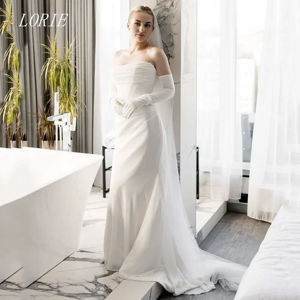 LORIE Luxury Mermaid Wedding Dress Loose Sweetheart Sleeveless Bridal Dresses Elegant Pleat Wedding Gown Customized 2026
LORIE Luxury Mermaid Wedding Dress Loose Sweetheart Sleeveless Bridal Dresses Elegant Pleat Wedding Gown Customized 2026