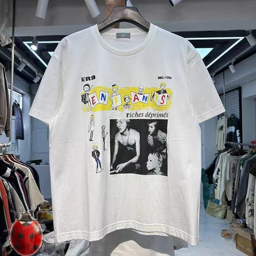 2024 ERD Enfants Riches Deprimes T-Shirt Men Women High Quality Cartoon Sketch Children Print Short Sleeve Loose Casual T Shirt
2024 ERD Enfants Riches Deprimes T-Shirt Men Women High Quality Cartoon Sketch Children Print Short Sleeve Loose Casual T Shirt