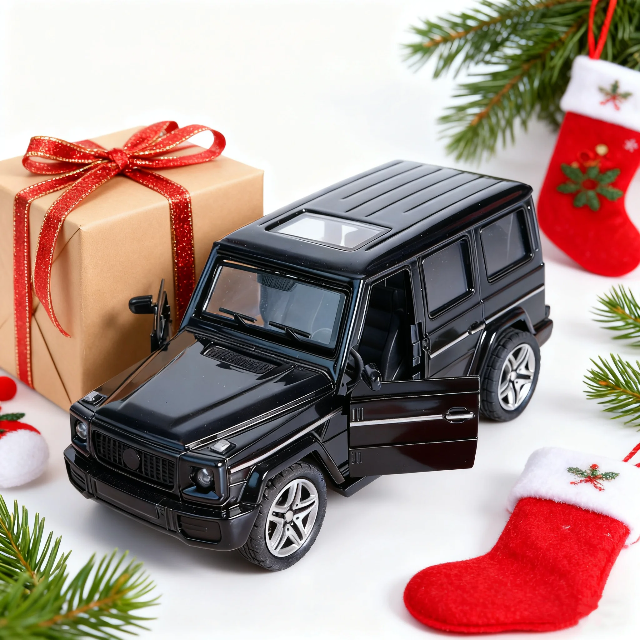 Dominant Black G-Class Model Car, Realistic Toy Car, 1:43 Scale Alloy Car, Collectible Gift for Car Enthusiasts, Halloween and Christmas Party Favors, Desktop Decoration Ornament
Dominant Black G-Class Model Car, Realistic Toy Car, 1:43 Scale Alloy Car, Collectible Gift for Car Enthusiasts, Halloween and Christmas Party Favors, Desktop Decoration Ornament