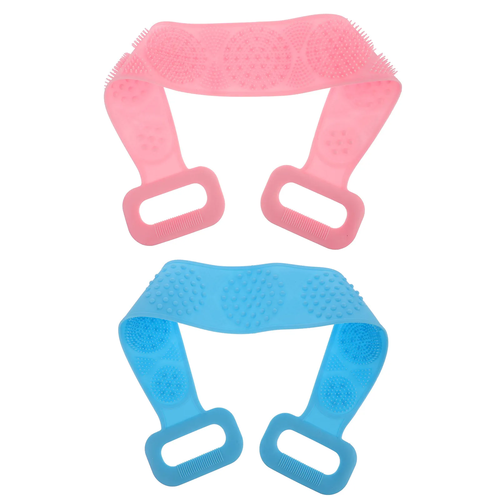 2Pcs Silicone Bath Strap Exfoliating Long Shower Towel Blue Pink Back Scrubber Body Wash Towel for Daily Cleaning
2Pcs Silicone Bath Strap Exfoliating Long Shower Towel Blue Pink Back Scrubber Body Wash Towel for Daily Cleaning