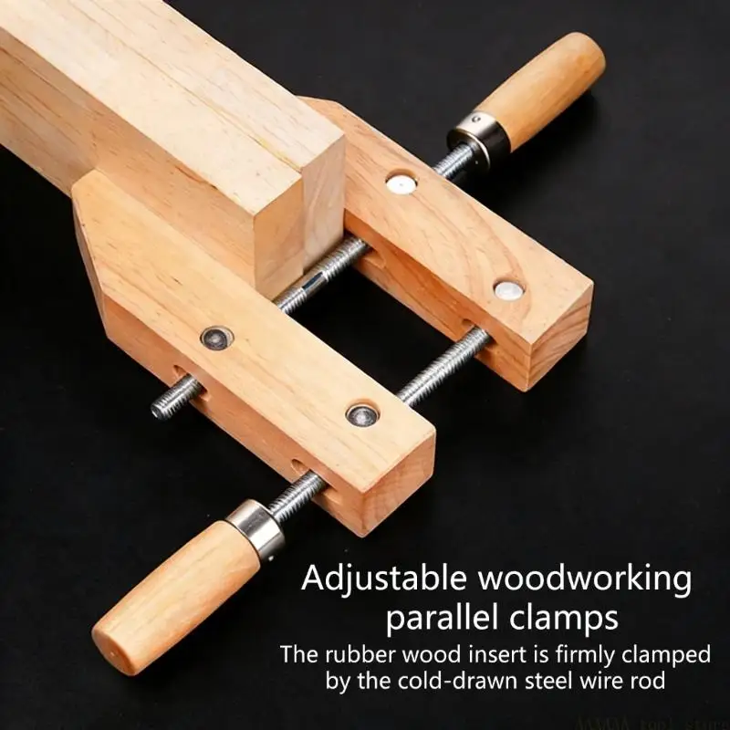 A2BE Efficient Parallel Clamp for Swifting Operation Strong Grip Wooden Handscrew Clamp for Craftsmen in Setting
A2BE Efficient Parallel Clamp for Swifting Operation Strong Grip Wooden Handscrew Clamp for Craftsmen in Setting