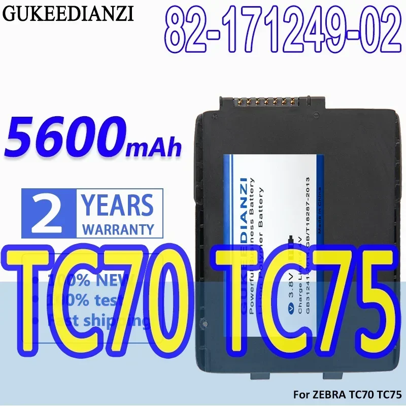 5600mAh Battery For Zebra TC70 TC75 Symbol Scanner 82-171249-02 82-171249-01 TC70 Stable
5600mAh Battery For Zebra TC70 TC75 Symbol Scanner 82-171249-02 82-171249-01 TC70 Stable