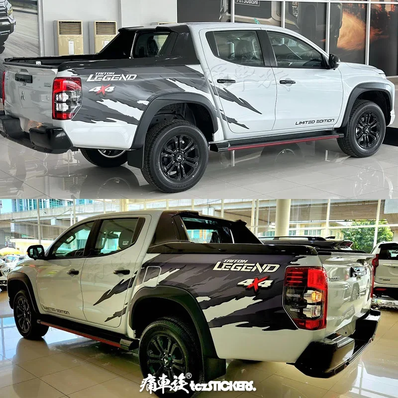 Car Body Side Vinyl Stickers FOR Mitsubishi Triton legend Made customization sports Decals Cover Auto Tuning Accessories
Car Body Side Vinyl Stickers FOR Mitsubishi Triton legend Made customization sports Decals Cover Auto Tuning Accessories