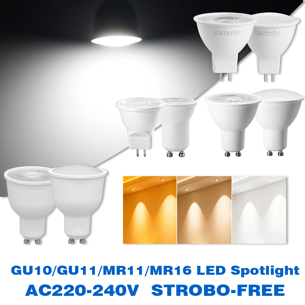 12Pcs 3W MR11 GU11 LED Light Bulbs GU10 AC 220V Energy Saving GU4 GU5.3 Bi-Pin Spotlights Lamp Indoor Home Lighting Halogen Bulb
12Pcs 3W MR11 GU11 LED Light Bulbs GU10 AC 220V Energy Saving GU4 GU5.3 Bi-Pin Spotlights Lamp Indoor Home Lighting Halogen Bulb