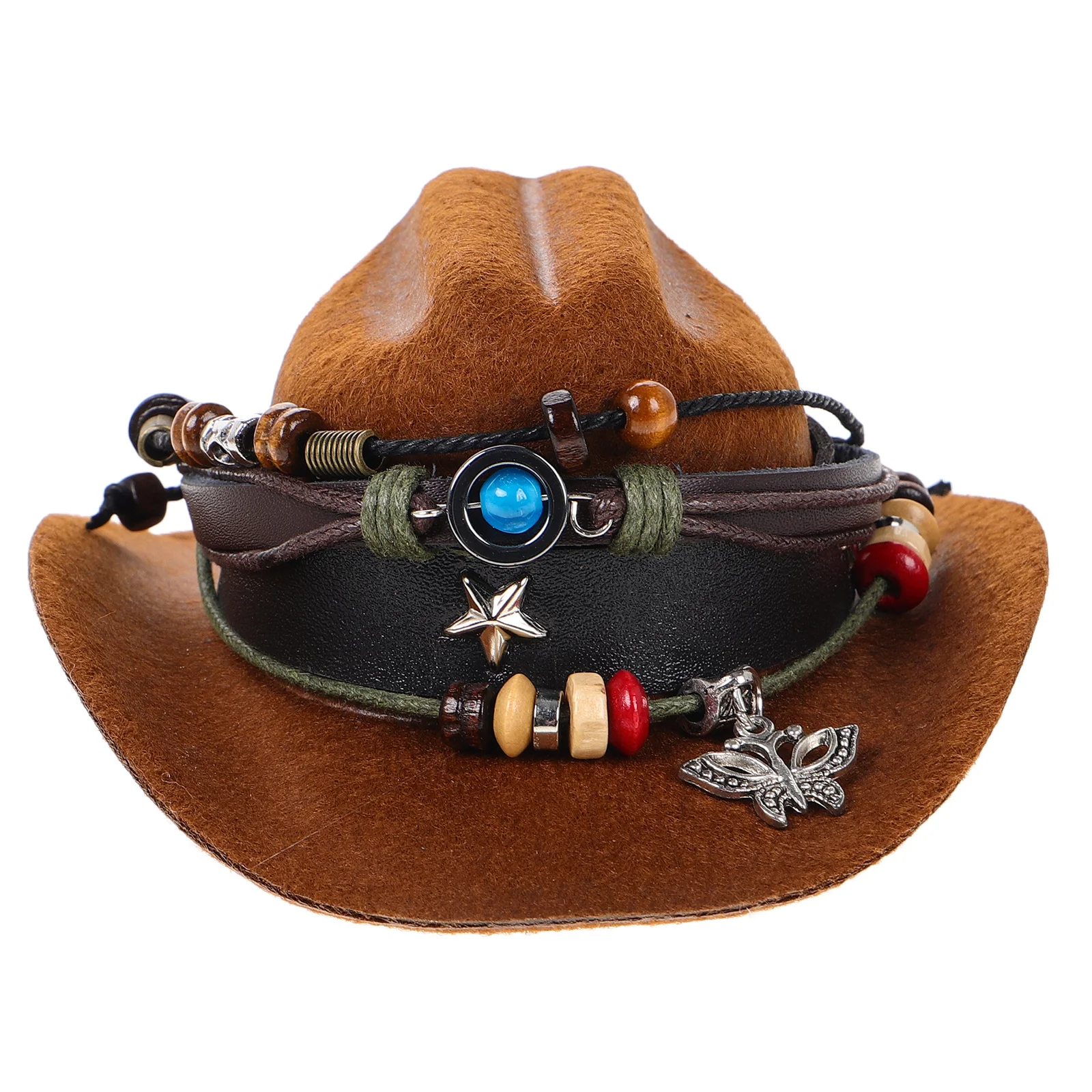 Cowboy Hats Car Interior Decoration Western Handmade Mini Hat Ornament Car Charm for Nio Nomi Robot Cat Cowboy Costume
Cowboy Hats Car Interior Decoration Western Handmade Mini Hat Ornament Car Charm for Nio Nomi Robot Cat Cowboy Costume