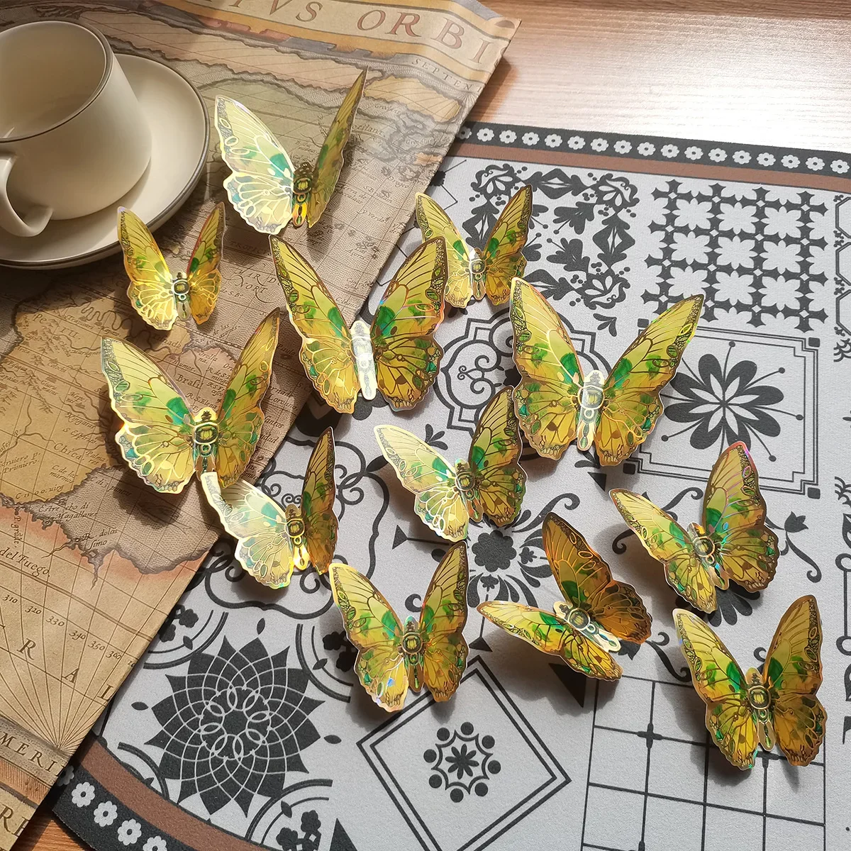 A Set of 12 Phnom Penh Bronzing Butterfly Wall Stickers Wedding Festival Birthday Decoration
A Set of 12 Phnom Penh Bronzing Butterfly Wall Stickers Wedding Festival Birthday Decoration