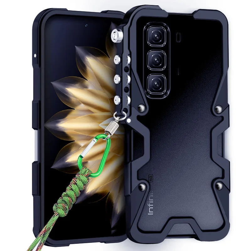 Luxury Armor Metal Aluminum Phone Bumper For Infinix Hot 50 Pro+ Smart 20 Cover Mechanical Purely Handmade Skull Case
Luxury Armor Metal Aluminum Phone Bumper For Infinix Hot 50 Pro+ Smart 20 Cover Mechanical Purely Handmade Skull Case