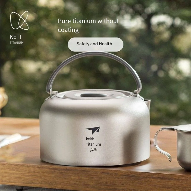 Outdoor kettle coffee kettle boiling water pure titanium teapot camping portable titanium tea set burning tea
Outdoor kettle coffee kettle boiling water pure titanium teapot camping portable titanium tea set burning tea