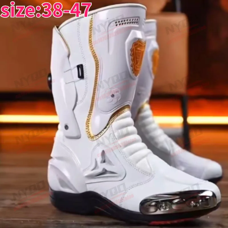 Motorcycle Riding Boots Size 38-47 Leather Men's Anti Slip and Wear-resistant Travel Off-road Boots Motorcycle Accessories
Motorcycle Riding Boots Size 38-47 Leather Men's Anti Slip and Wear-resistant Travel Off-road Boots Motorcycle Accessories