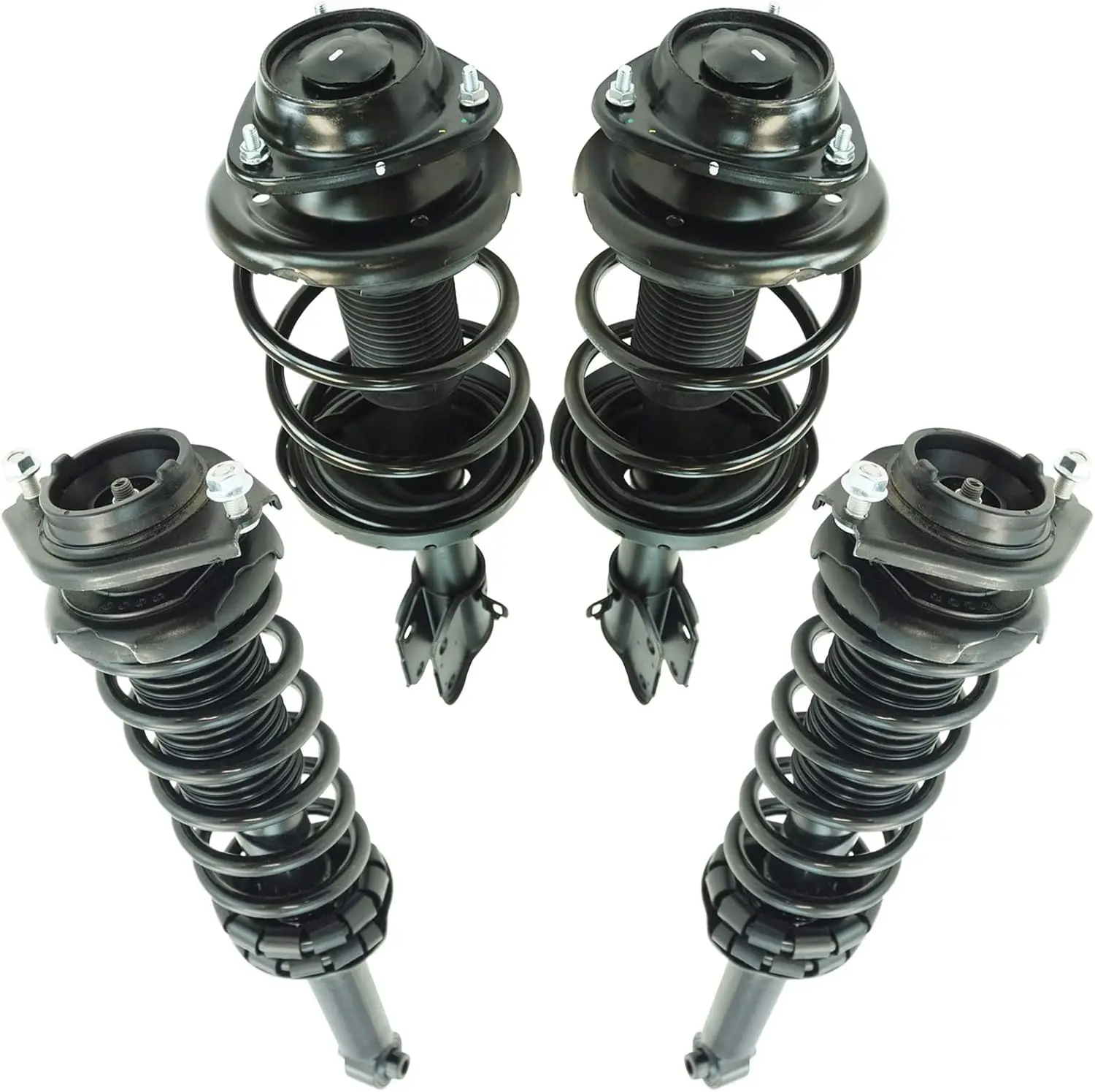 Комплект передней и задней стойки и винтовой пружины в сборе с стороны водителя и пассажира, совместимые с Subaru Outback 10-12
Комплект передней и задней стойки и винтовой пружины в сборе с стороны водителя и пассажира, совместимые с Subaru Outback 10-12