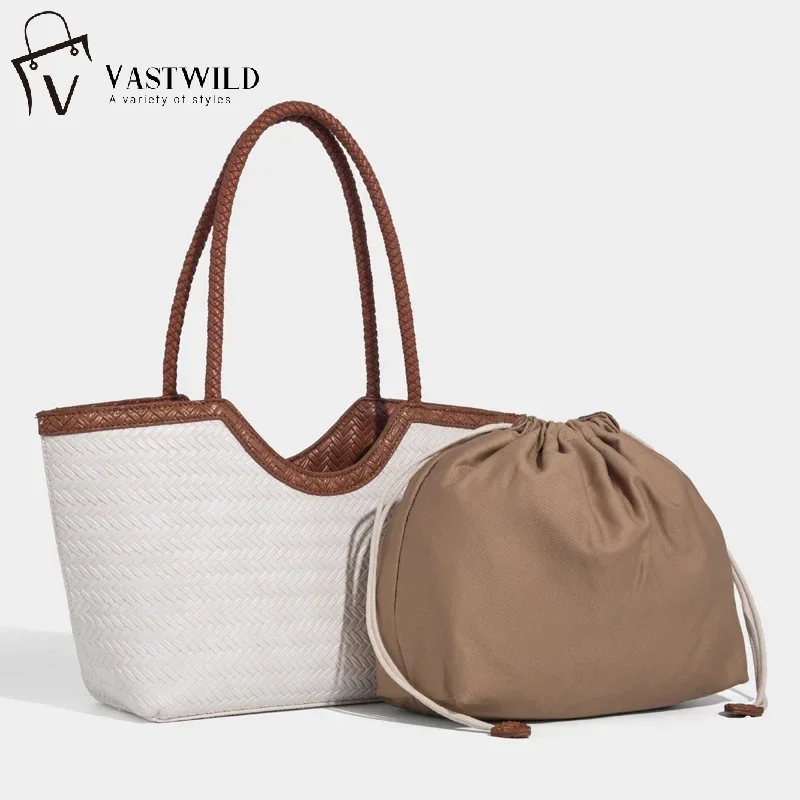 Tote Bag For Women Luxury Designer Handbag Purse 2026 New In PU Imitation Braided Embossment With Inner Pocket Underarm Shoulder
Tote Bag For Women Luxury Designer Handbag Purse 2026 New In PU Imitation Braided Embossment With Inner Pocket Underarm Shoulder