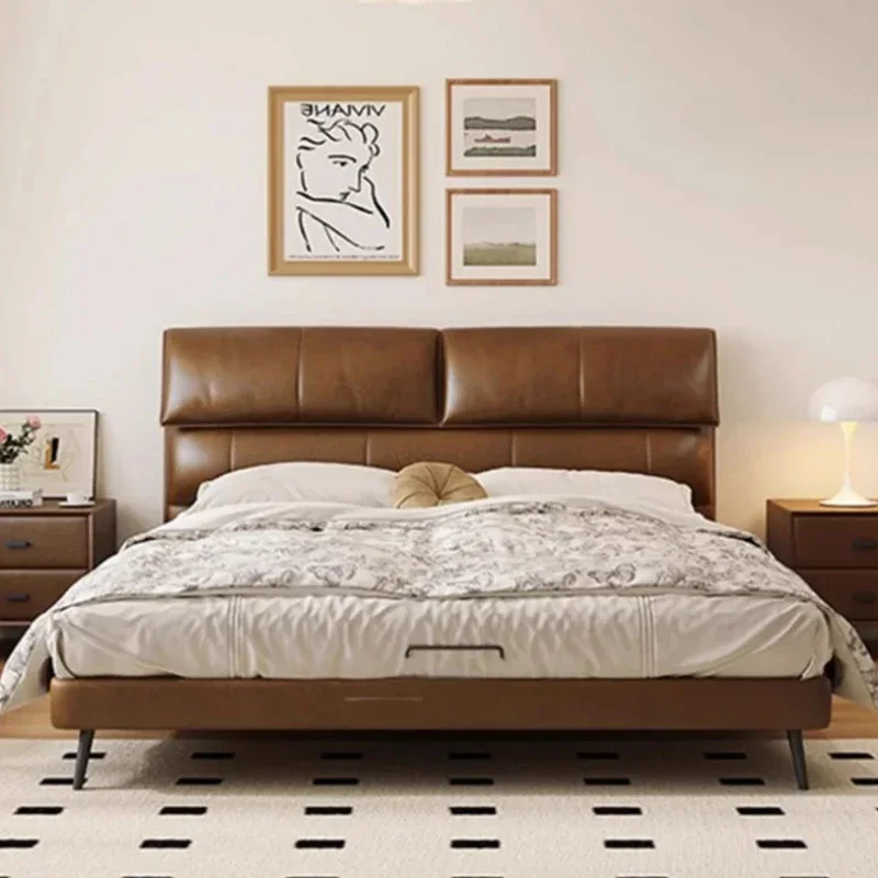 High End Nordic Double Bed Frame King Size Master Twin Modern Bed Frame Wooden Luxury Aesthetic Cama Box Casal Room Furniture
High End Nordic Double Bed Frame King Size Master Twin Modern Bed Frame Wooden Luxury Aesthetic Cama Box Casal Room Furniture