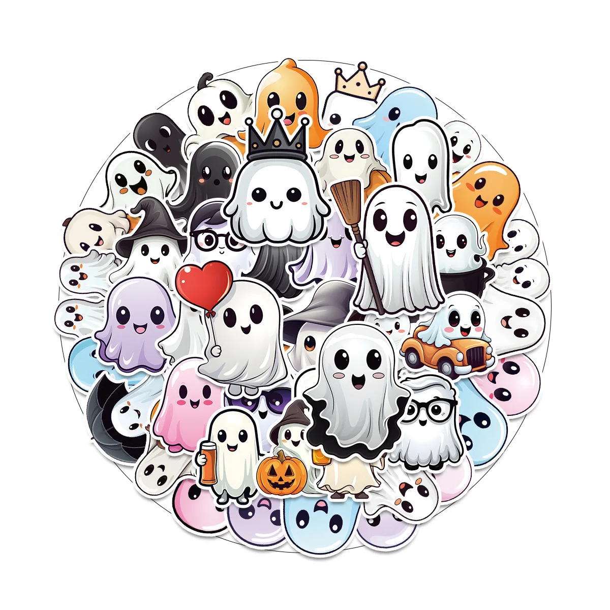 10/30/50PCS Halloween Ghost Cute Graffiti Stickers Decoration Phone Case Skateboard Luggage Refrigerator Waterproof Decal Toy
10/30/50PCS Halloween Ghost Cute Graffiti Stickers Decoration Phone Case Skateboard Luggage Refrigerator Waterproof Decal Toy