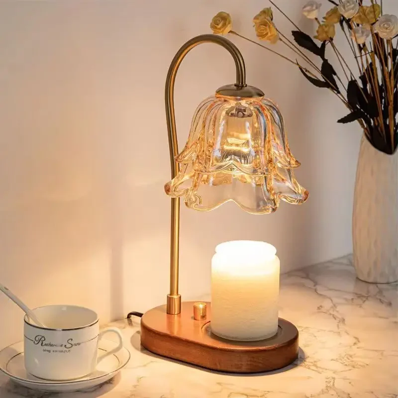 Solid Wood Decorations Night Light Candle Warmer Lamp Wax Melting Bedside Tables for the Bedroom Aromatherapy Lamp Indoor
Solid Wood Decorations Night Light Candle Warmer Lamp Wax Melting Bedside Tables for the Bedroom Aromatherapy Lamp Indoor