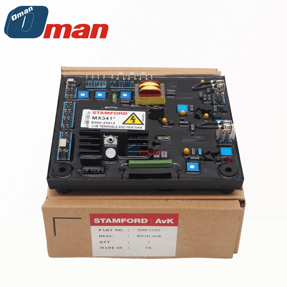 MX341 AVR Оригинальный, сделано в Великобритании E000-23412 MX341-2 Автоматический регулятор напряжения для генераторов
MX341 AVR Оригинальный, сделано в Великобритании E000-23412 MX341-2 Автоматический регулятор напряжения для генераторов