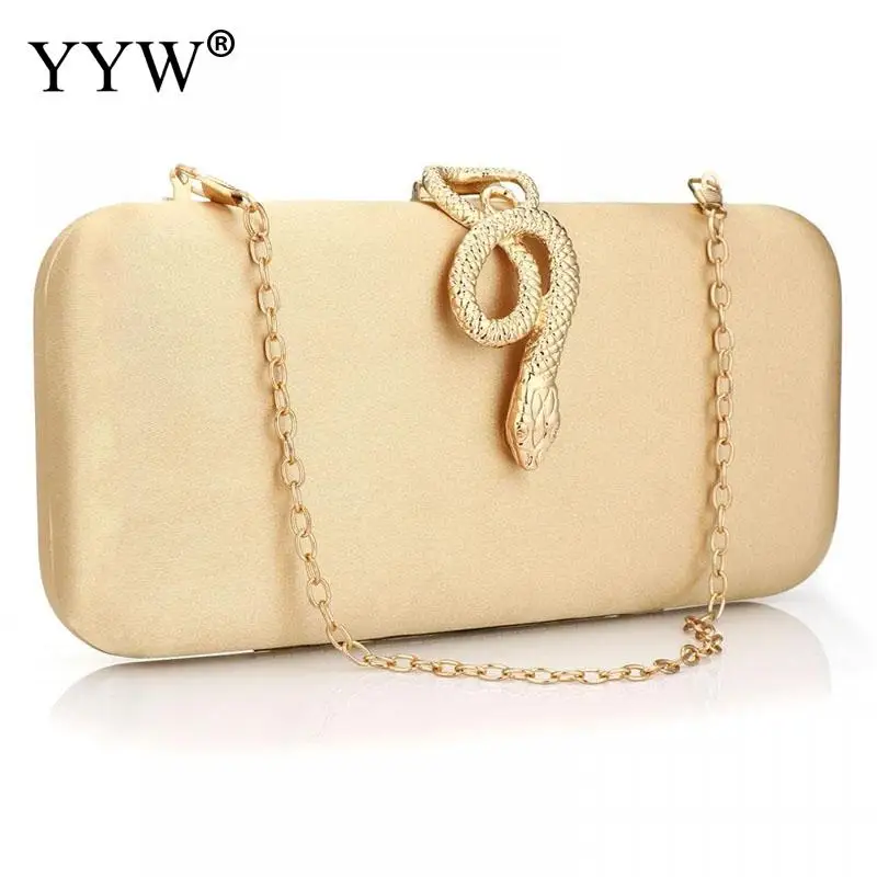 Golden Women Envelopes Evening Handbag Small Clutch Purses for Wedding Party Formal Crossbody Evening Clutch with Snake Switch
Golden Women Envelopes Evening Handbag Small Clutch Purses for Wedding Party Formal Crossbody Evening Clutch with Snake Switch