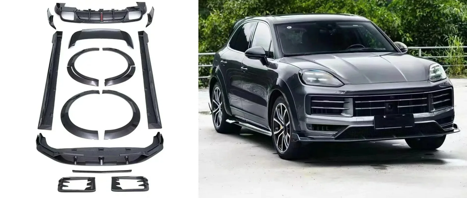 Top-Selling FORPorsche Cayenne CT-Style Body Kit High-Quality Dry Carbon Fiber
Top-Selling FORPorsche Cayenne CT-Style Body Kit High-Quality Dry Carbon Fiber