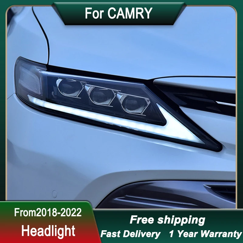 Автомобильная фара для Toyoto CAMRY 18-22, обновленная светодиодная фара, обновленная DRL, динамическая сигнальная лампа, передняя фара в сборе
Автомобильная фара для Toyoto CAMRY 18-22, обновленная светодиодная фара, обновленная DRL, динамическая сигнальная лампа, передняя фара в сборе