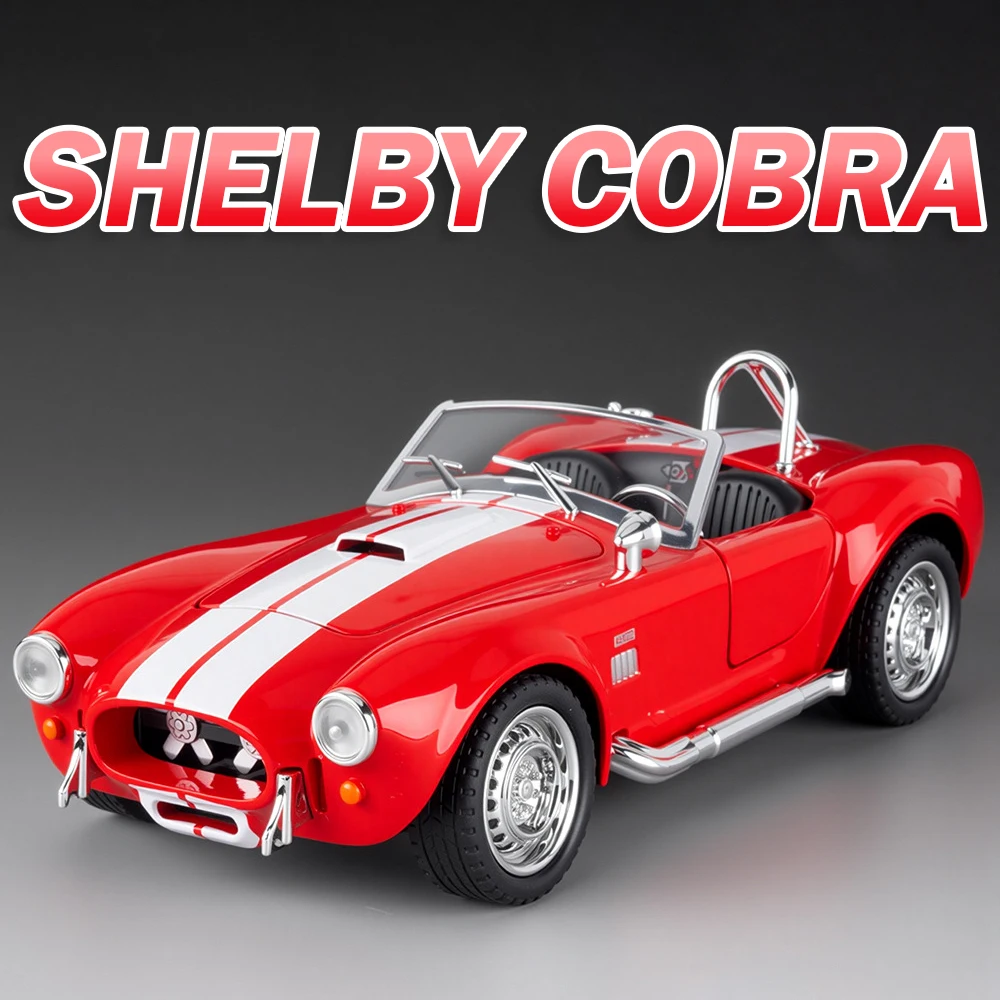 1:22 Scale Shelby Cobra Z4 Toy Model Supercars Alloy Diecast Rubber Tires Door Opened Pull Back Collection Sports Car for Adults
1:22 Scale Shelby Cobra Z4 Toy Model Supercars Alloy Diecast Rubber Tires Door Opened Pull Back Collection Sports Car for Adults