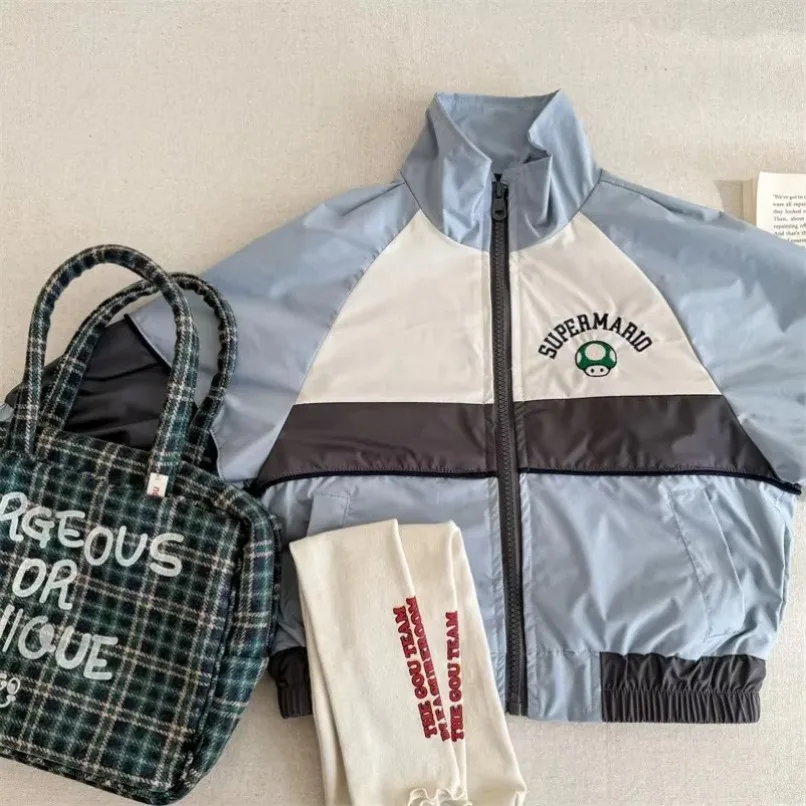 Children Casual Jackets Clothes Boy Letter Long Sleeved Zipper Coats D Girls Preppy Style Windbreaker 2025 Outerwear
Children Casual Jackets Clothes Boy Letter Long Sleeved Zipper Coats D Girls Preppy Style Windbreaker 2025 Outerwear