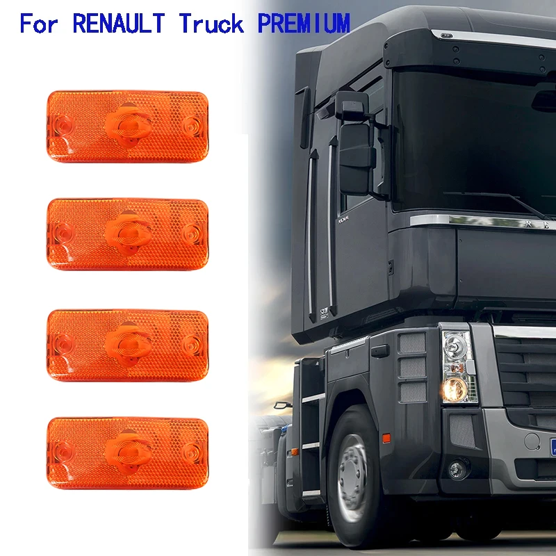 4 PCS Clear Yellow Side Marker Light For Renault Kerax Magnum & Midlum Fiat Ducato III Iveco Daily IV DAF LF XF CF
4 PCS Clear Yellow Side Marker Light For Renault Kerax Magnum & Midlum Fiat Ducato III Iveco Daily IV DAF LF XF CF
