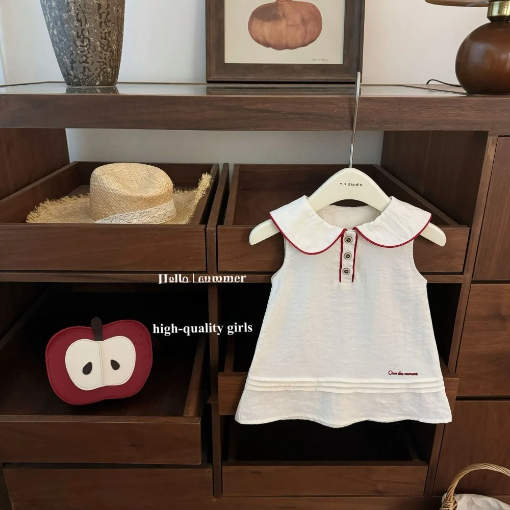 2026 Summer Korean Kids Preppy Style Dress, Sweet Lapel Birthday Princess Gown For Baby Girls for 73-130cm
2026 Summer Korean Kids Preppy Style Dress, Sweet Lapel Birthday Princess Gown For Baby Girls for 73-130cm
