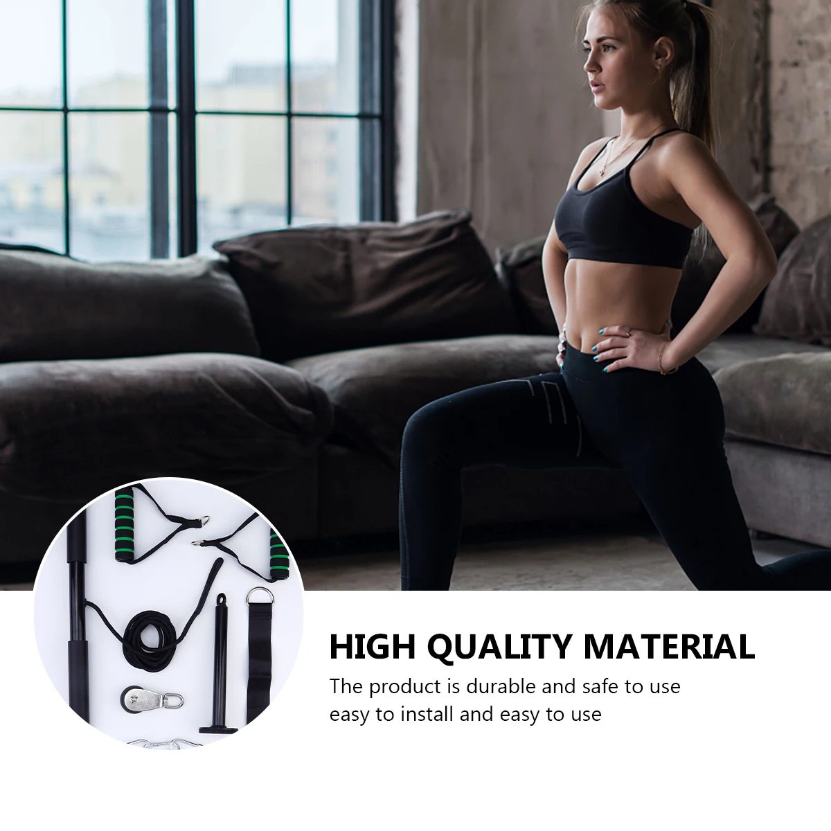 Fitness Equipment Set Metal Pulley Wheel Weigh Loading Supply Gym Exercises Lightweight Durable Safe Easy Install Use Convenient
Fitness Equipment Set Metal Pulley Wheel Weigh Loading Supply Gym Exercises Lightweight Durable Safe Easy Install Use Convenient
