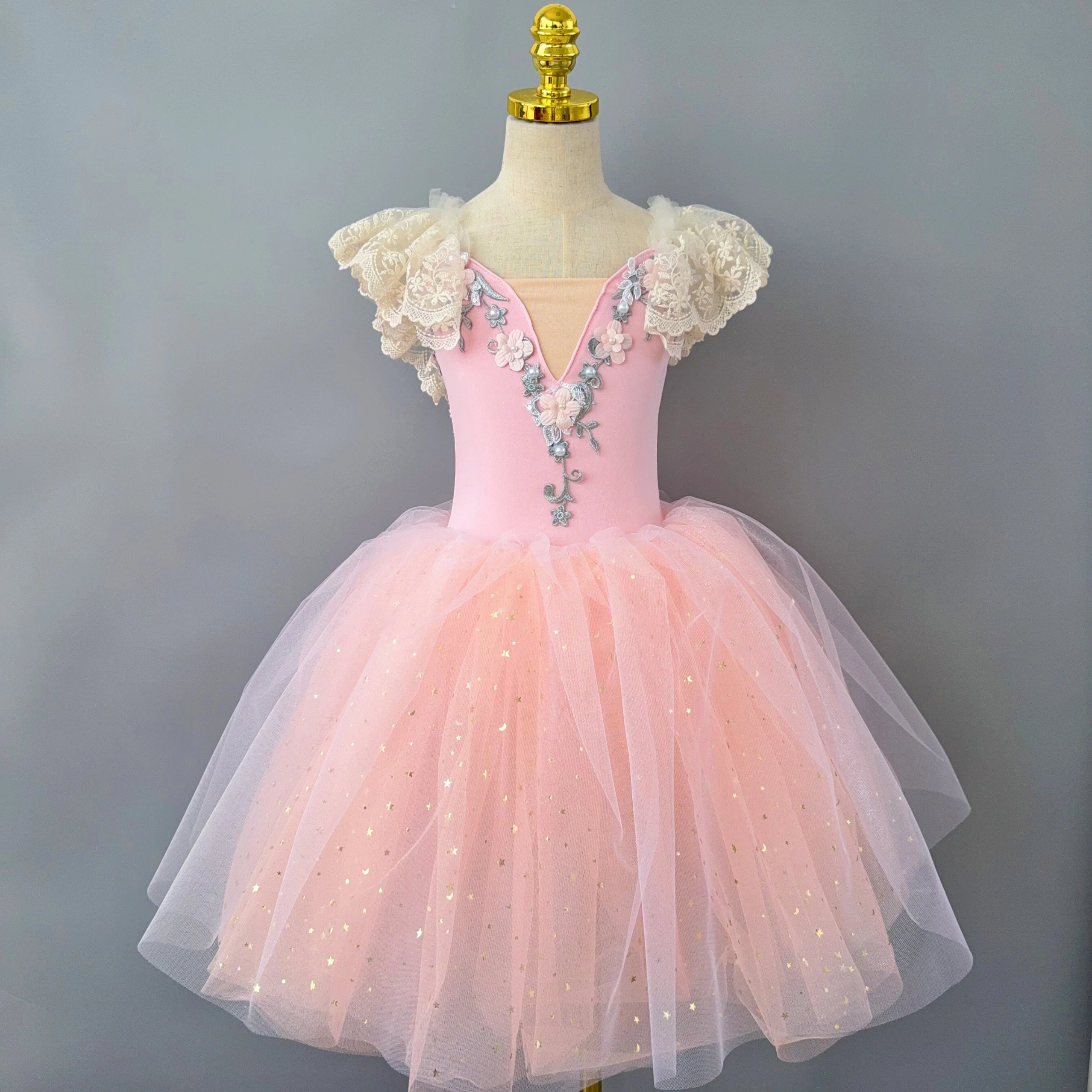 Girls Romantic Sky Blue Ballet Dress Girl's Dance Skirt Sequin Kids Modern Dance Ballet Skirts Performance Clothing
Girls Romantic Sky Blue Ballet Dress Girl's Dance Skirt Sequin Kids Modern Dance Ballet Skirts Performance Clothing