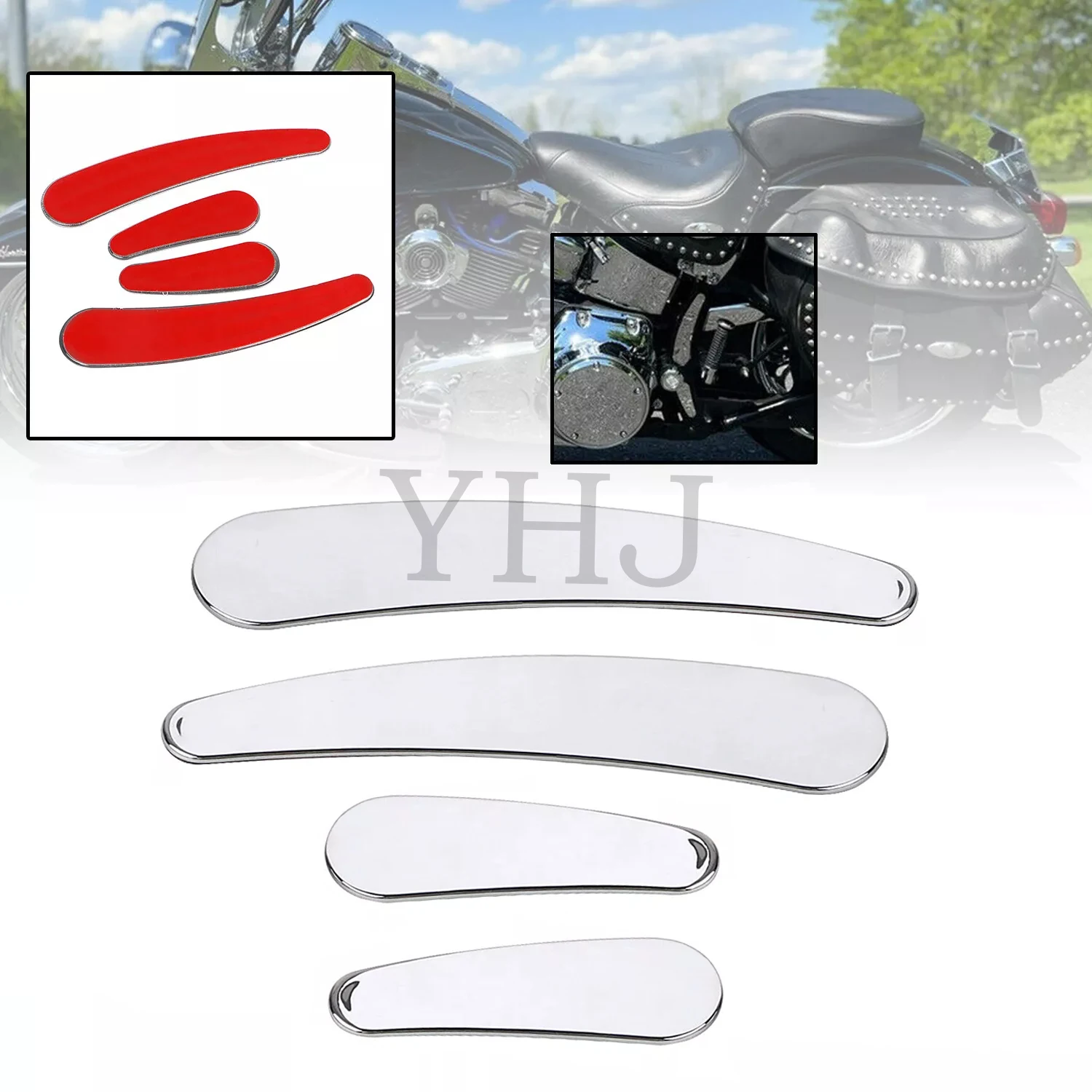 For Harley Motorcycle Softail Heritage Springer Fatboy 1984-2007 Chrome 4 PCS Swingarm Frame Inserts Cover
For Harley Motorcycle Softail Heritage Springer Fatboy 1984-2007 Chrome 4 PCS Swingarm Frame Inserts Cover