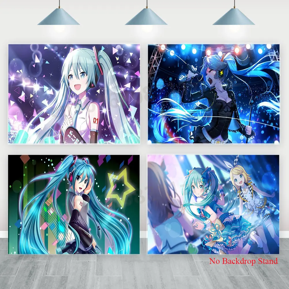 Hatsune Miku Photo Girls Kids Gift Party Cover Cartoon Children's Birthday Baby Shower Decoration Photography Backgrounds Props
Hatsune Miku Photo Girls Kids Gift Party Cover Cartoon Children's Birthday Baby Shower Decoration Photography Backgrounds Props
