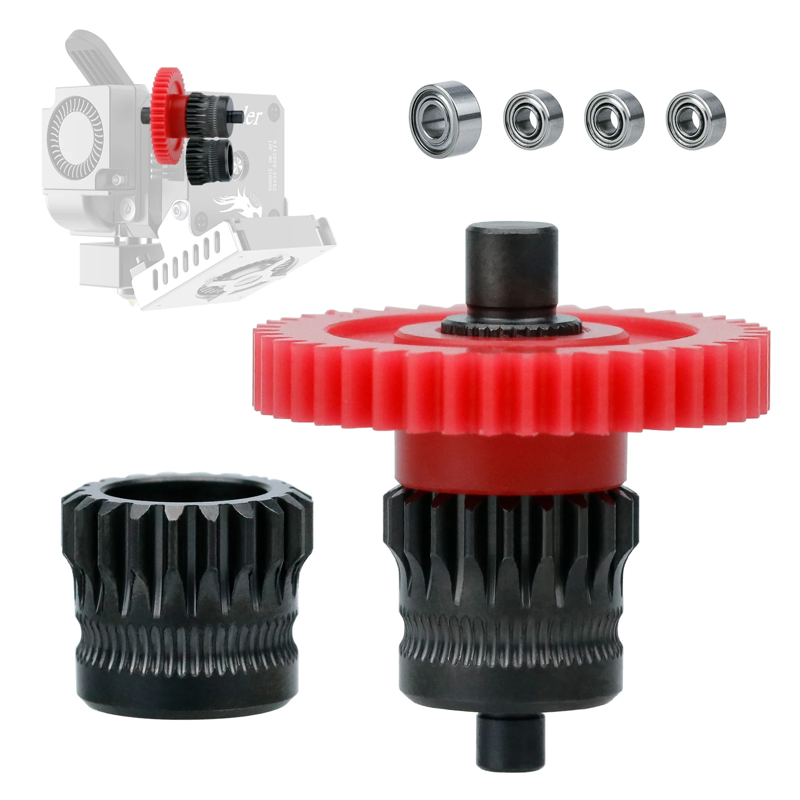 Upgrade Sprite Extruder Gear for Creality Ender3 S1 V3 SE Ender-5 CR-10 Smart Pro CR-200B CR-M4 3D Printer Accessories
Upgrade Sprite Extruder Gear for Creality Ender3 S1 V3 SE Ender-5 CR-10 Smart Pro CR-200B CR-M4 3D Printer Accessories