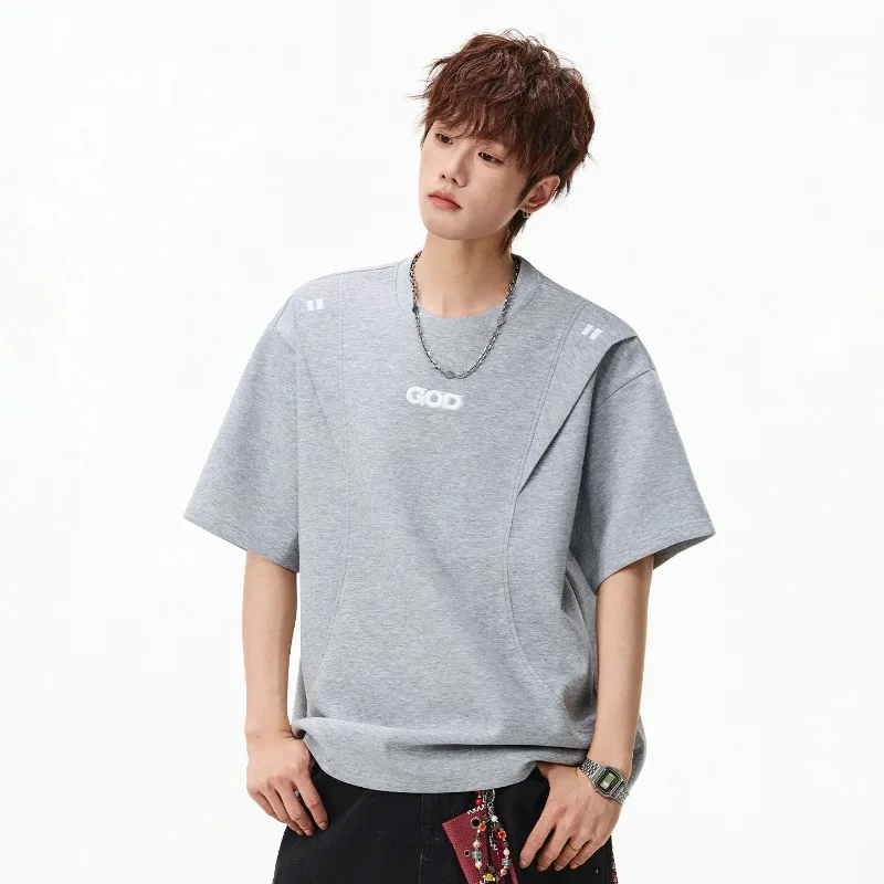 TFETTERS 2026 Summer Men's Oversized T-Shirt Shoulder Paneled Cut Streetwear 3D Embroidery Premium Texture Loose Fit Casual Tee
TFETTERS 2026 Summer Men's Oversized T-Shirt Shoulder Paneled Cut Streetwear 3D Embroidery Premium Texture Loose Fit Casual Tee