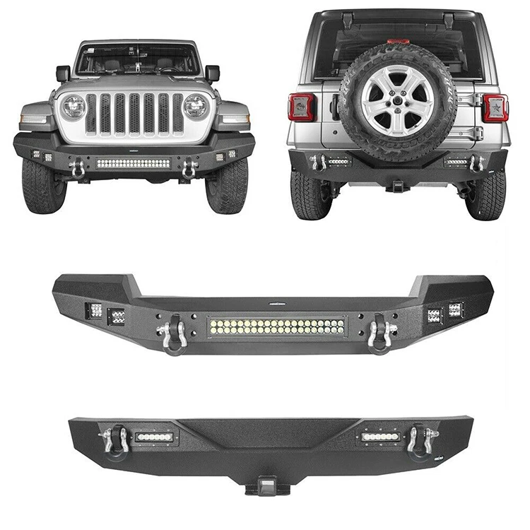 New Wholesale HW Offroad 4X4 Accessories Steel Front/ Rear Bumper Bull Bar for JL 2018
New Wholesale HW Offroad 4X4 Accessories Steel Front/ Rear Bumper Bull Bar for JL 2018