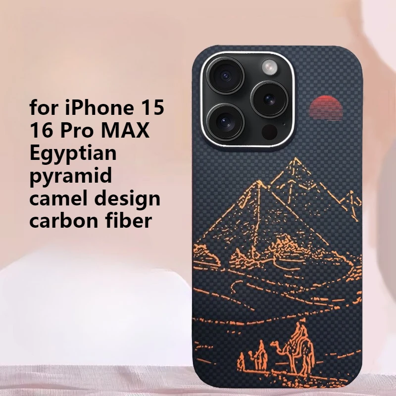 600D Aramid Fiber Strong Magnetic Suction Suitable for IPhone 15 16 Pro MAX Egyptian Pyramid Camel Design Carbon Fiber
600D Aramid Fiber Strong Magnetic Suction Suitable for IPhone 15 16 Pro MAX Egyptian Pyramid Camel Design Carbon Fiber