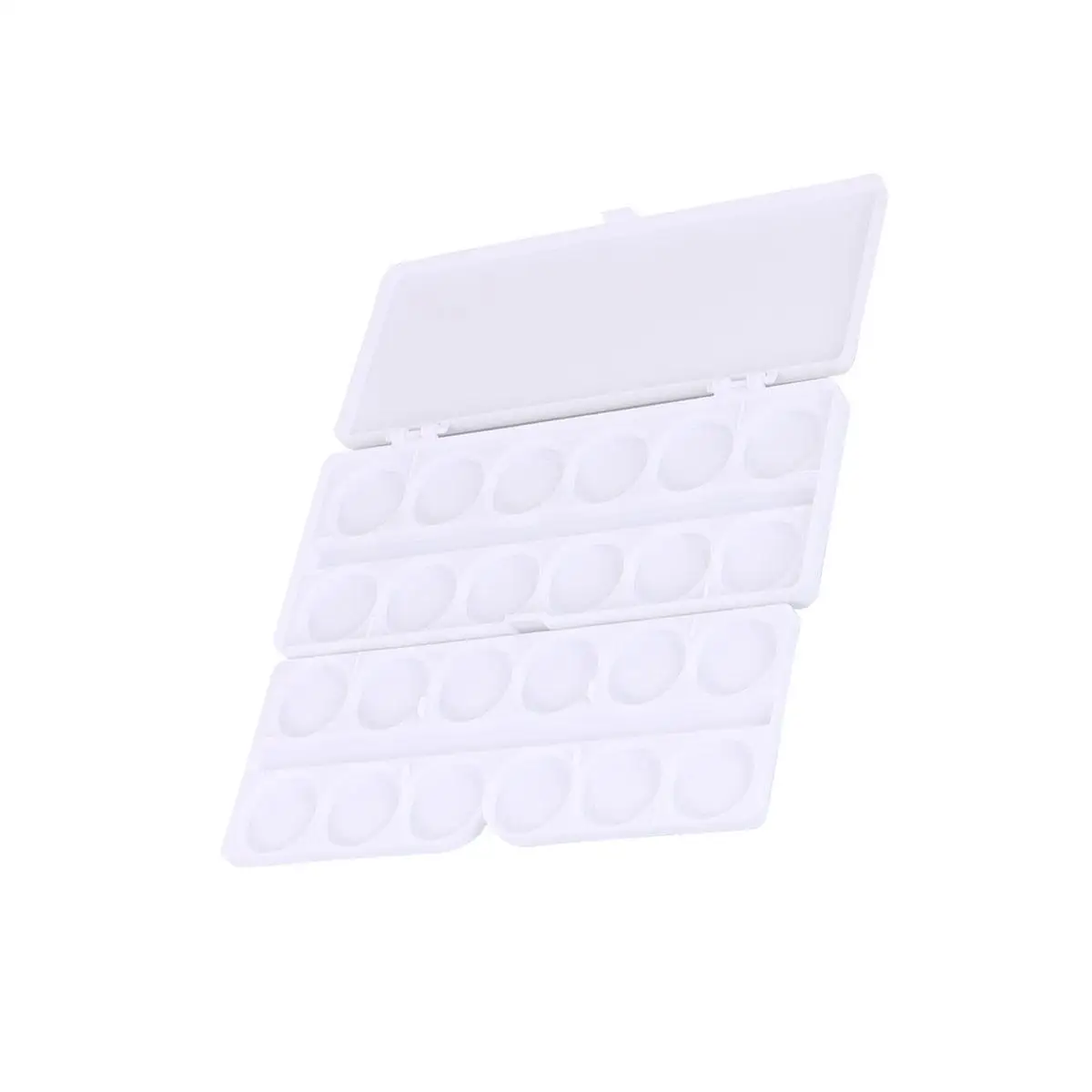 24 Wells Paint Box Watercolor Palette Plastic Tray Foldable Painting Pallet Acrylic Oil Sealing Moisturizing Lightweight
24 Wells Paint Box Watercolor Palette Plastic Tray Foldable Painting Pallet Acrylic Oil Sealing Moisturizing Lightweight