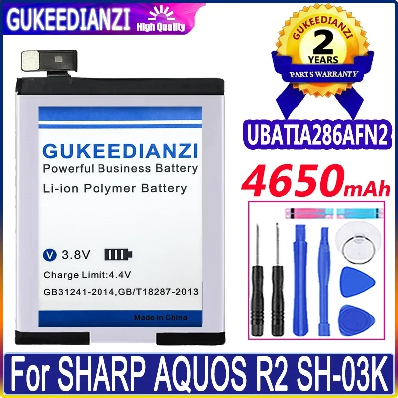 GUKEEDIANZI Battery 4650mAh UBATIA286AFN2 For SHARP AQUOS R2 SH-03K Batteries + Track NO
GUKEEDIANZI Battery 4650mAh UBATIA286AFN2 For SHARP AQUOS R2 SH-03K Batteries + Track NO