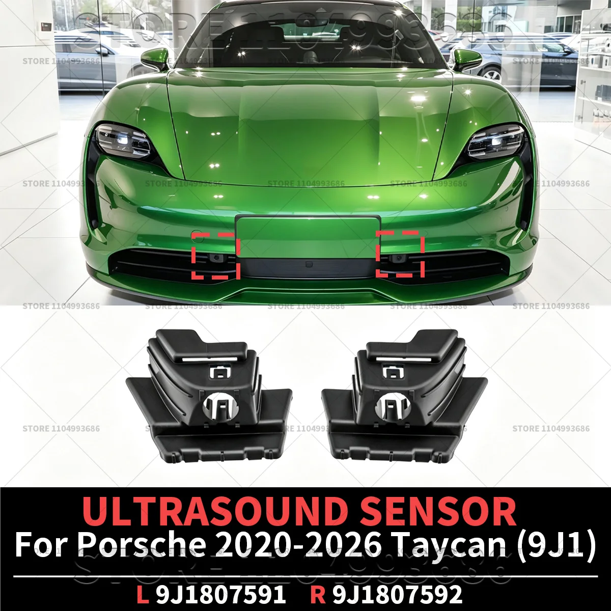 For Porsche 2020-2026 Taycan Base GTS Turbo GT 4S (9J1) Car Front Bumper Grille Radar Bracket OEM 9J1807591 9J1807592
For Porsche 2020-2026 Taycan Base GTS Turbo GT 4S (9J1) Car Front Bumper Grille Radar Bracket OEM 9J1807591 9J1807592