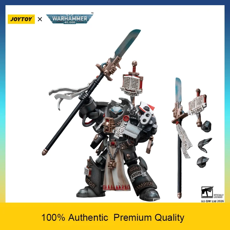 JOYTOY Warhammer 40K Grey Knights Terminator Jaric Thule 1/18 Fully Articulated Action Figure Collectible Model Toy Pre-order
JOYTOY Warhammer 40K Grey Knights Terminator Jaric Thule 1/18 Fully Articulated Action Figure Collectible Model Toy Pre-order