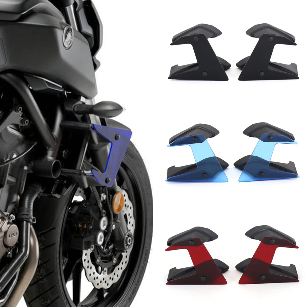 2021 Side Downforce Naked Spoilers Fixed Wing Winglet Fairing Wings Deflectors For Yamaha MT07 MT 07 MT-07 NEW Motorcycle Parts
2021 Side Downforce Naked Spoilers Fixed Wing Winglet Fairing Wings Deflectors For Yamaha MT07 MT 07 MT-07 NEW Motorcycle Parts
