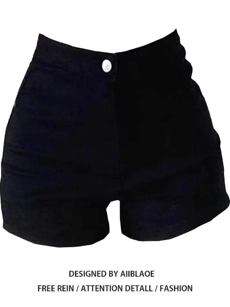 High Waist Black Skinny Denim Shorts Women's Spring Autumn Summer High Street Style Casual Washed Zipper Straight Leg Pants
High Waist Black Skinny Denim Shorts Women's Spring Autumn Summer High Street Style Casual Washed Zipper Straight Leg Pants