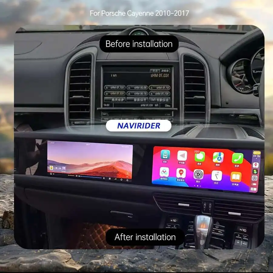 12+256GB 12.3+12.3Inch Android Carplay For Porsche Cayenne 2010-2016 Upgraded Interactive Dual Screen Multimedia Video Player
12+256GB 12.3+12.3Inch Android Carplay For Porsche Cayenne 2010-2016 Upgraded Interactive Dual Screen Multimedia Video Player