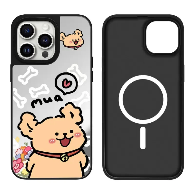Cute Dog Flower iPhone 11 12 13 14 15 16 Pro Max Mirror Surface MagSafe Case Cover Shell
Cute Dog Flower iPhone 11 12 13 14 15 16 Pro Max Mirror Surface MagSafe Case Cover Shell