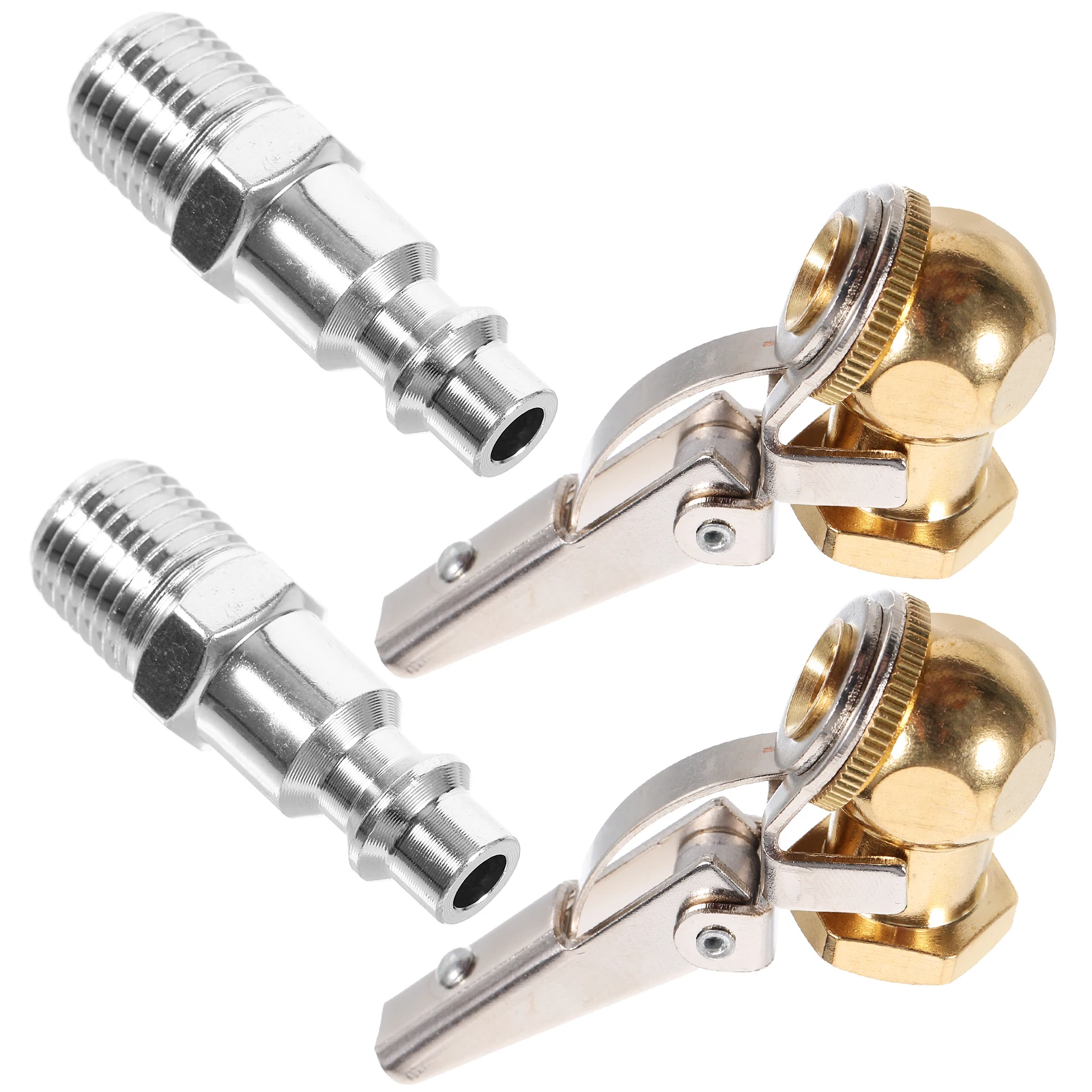2 Sets Exhaust Chuck Tire Inflator Quick Connect Nozzle Adapter American Style Air
2 Sets Exhaust Chuck Tire Inflator Quick Connect Nozzle Adapter American Style Air