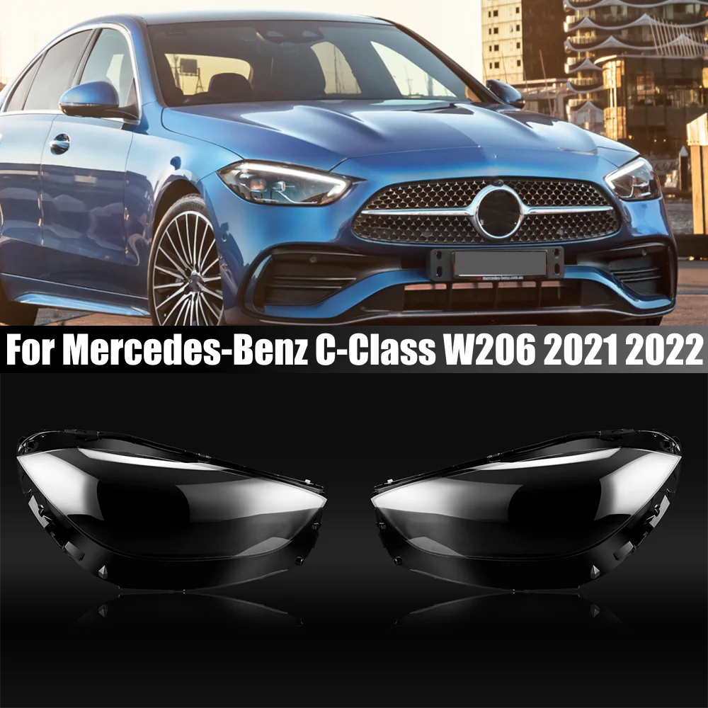 For Mercedes-Benz C-Class W206 2021 2022 Headlight Shell Lamp Shade Transparent Headlamp Lens Cover Plexiglass Car Accessories
For Mercedes-Benz C-Class W206 2021 2022 Headlight Shell Lamp Shade Transparent Headlamp Lens Cover Plexiglass Car Accessories