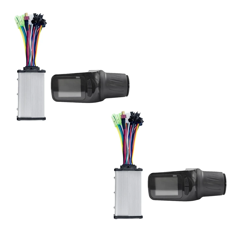 24V 36V 48V 60V S886 Ebike Instrument Display Adjust With Twist Throttle+36V 350W Sine Wave Controller For E-Scooter 5PIN
24V 36V 48V 60V S886 Ebike Instrument Display Adjust With Twist Throttle+36V 350W Sine Wave Controller For E-Scooter 5PIN