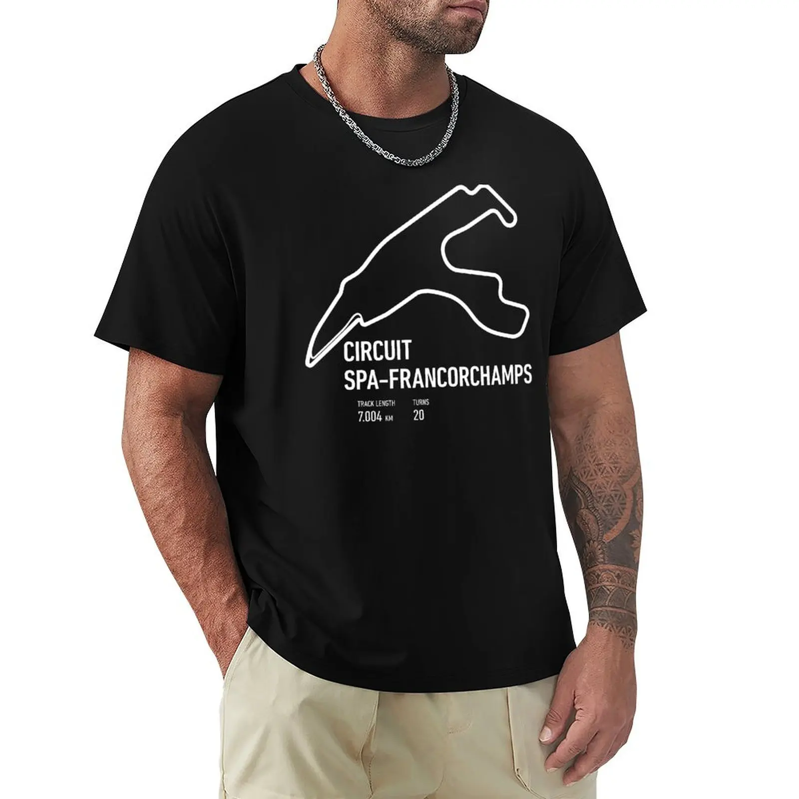 Circuit Spa-Francorchamps Track T-Shirt sweat cotton man t-shirts boys animal print tees luxury clothes men
Circuit Spa-Francorchamps Track T-Shirt sweat cotton man t-shirts boys animal print tees luxury clothes men